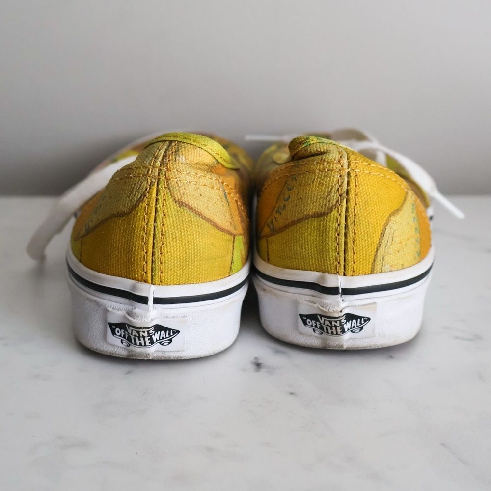 Vans Vincent Van Gogh Sunflower Sneakers 7 - Picture 5 of 11